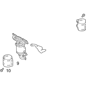 Ford DA8Z-5G232-C Catalytic Converter