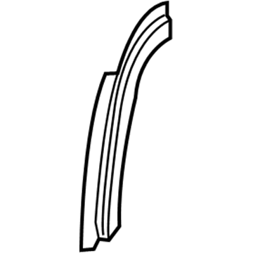 Ford DT1Z-7431012-BB Front Trim, Rear Upper Passenger Side