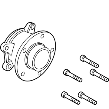 Ford LX6Z-1104-A Hub Assembly, Rear