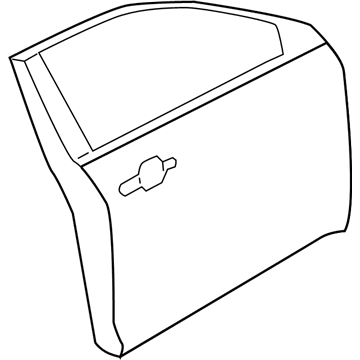 Ford AG1Z-5420124-B Door Shell, Passenger Side
