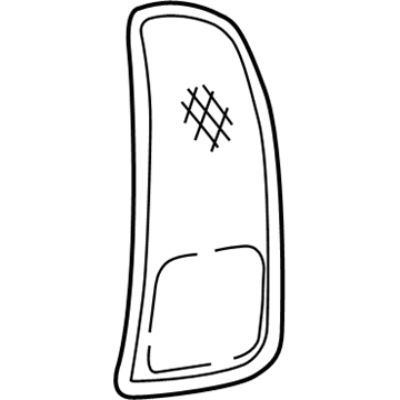 Lincoln Blackwood Bumper Reflector - 2C6Z-13A565-BA