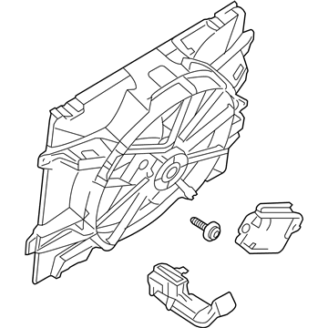 Mercury 8W1Z-8C607-C Fan & Motor