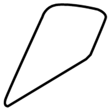 Ford 8E5Z-5426870-A Fixed Glass, Rear Passenger Side