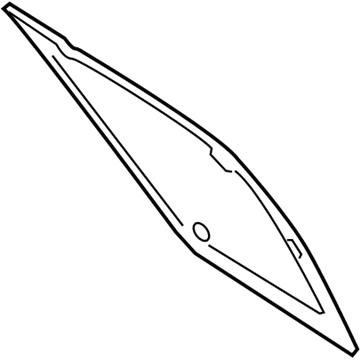 Mercury 8L8Z-7829700-B Quarter Glass