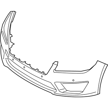 Lincoln MKZ Bumper - HP5Z-17D957-SCPTM