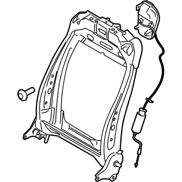Ford PU5Z-7861019-A Lumbar Support, Driver Side