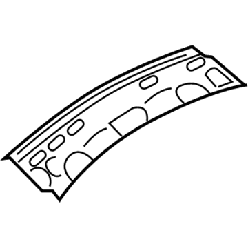 Ford 3W1Z-5446668-AAC Package Tray, Rear
