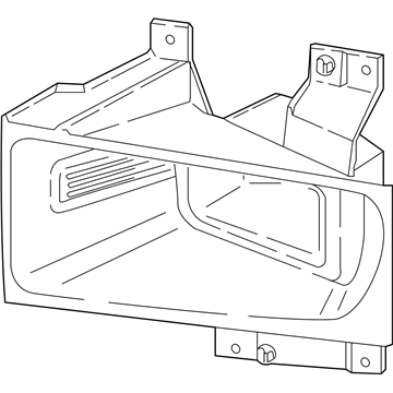 Ford HC3Z-15200-B Fog Lamp, Front Passenger Side