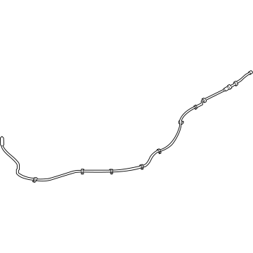 Ford M1PZ-17A605-D Washer Hose, Front
