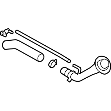 2010 Ford E-350 Super Duty Fuel Filler Neck - AC2Z-9034-B
