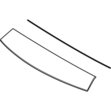 Ford M1PZ-7851916-AC Front Plate, Black