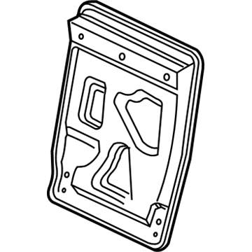 Ford YS4Z-7460509-BB Seat Back Panel, Rear Driver Side