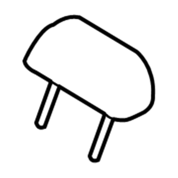 Ford 7S4Z-54610A60-B Headrest Pad, Rear