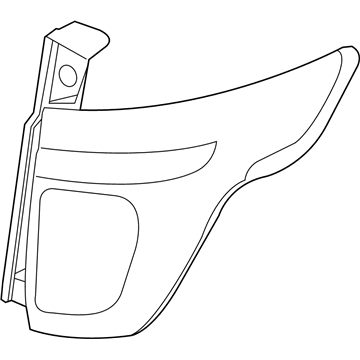 Ford DB5Z-13404-B Tail Lamp Assembly, Rear Passenger Side