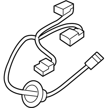 Ford BB5Z-13410-B Socket & Wire, Rear