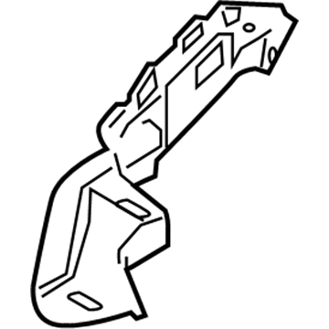 Ford 8S4Z-17C947-A Outer Reinforcement, Front Passenger Side