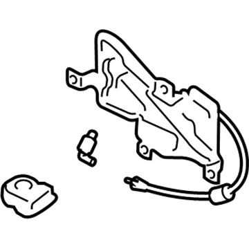 Mercury Tailgate Latch - 4L2Z-78404C40-A