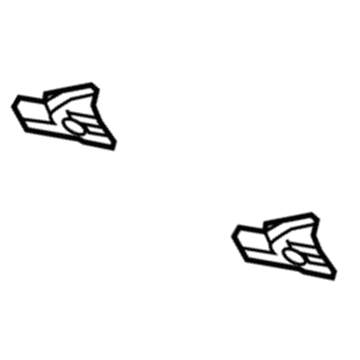 Ford BB5Z-7850980-C Headliner Retainer, Center