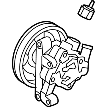 Ford Fusion Power Steering Pump - AH6Z-3A696-A