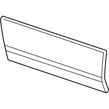 Lincoln Blackwood Door Moldings - 2C6Z-1620879-AAA