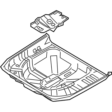 Mercury 8G1Z-5411215-AA Rear Floor Pan