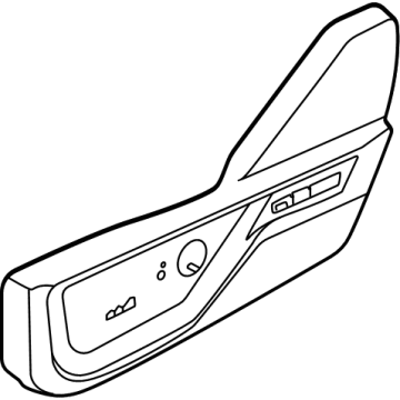 Ford ML3Z-1562187-EA Valance Panel, Black, Front Driver Side