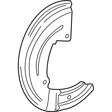 Mercury Montego Brake Backing Plate - 5F9Z-2K005-AA