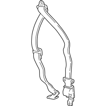 Ford Explorer Sport Seat Belt - 1L2Z-98611B09-AAB