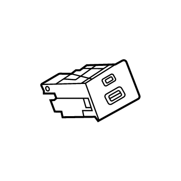 Ford ML3Z-19A387-D USB Port, Front