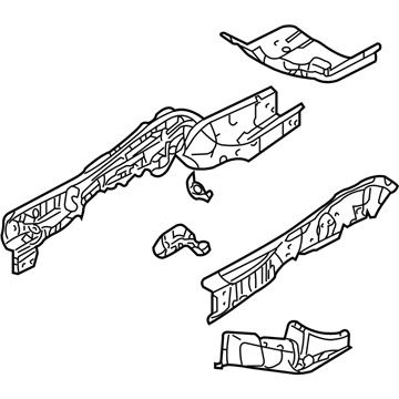 Mercury 8L8Z-7810008-A Rail Assembly
