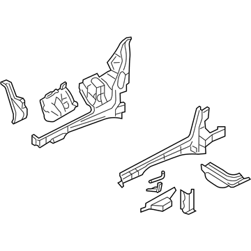 Mercury 8G1Z-16054-D Apron/Rail Assembly