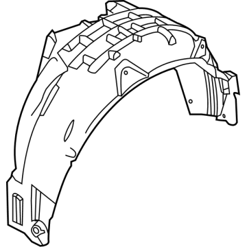 Ford CP9Z-58278B50-A Splash Shield