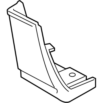 Ford GT4Z-16A038-AC Lower Molding, Front Passenger Side