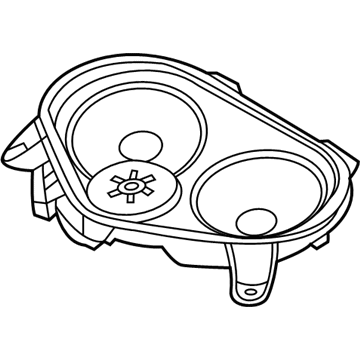 Ford LC5Z-18808-A Instrument Panel Speaker