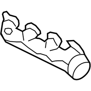 Ford 7L1Z-9431-A Exhaust Manifold, Driver Side