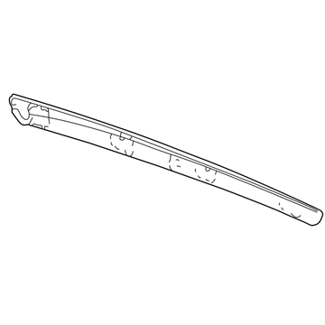 2004 Ford Excursion Weather Strip - 2C7Z-7842410-AAA