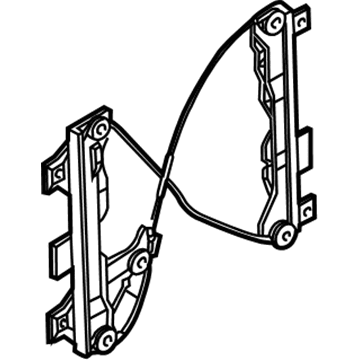 Ford 6S4Z-5423201-BB Window Regulator, Front Driver Side