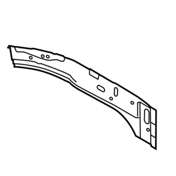 Ford FL3Z-1840477-A Inner Lock Pillar, Driver Side