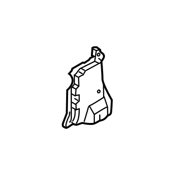 Ford FL3Z-15023A60-A Windshield Pillar Reinforcement Insulator, Passenger Side