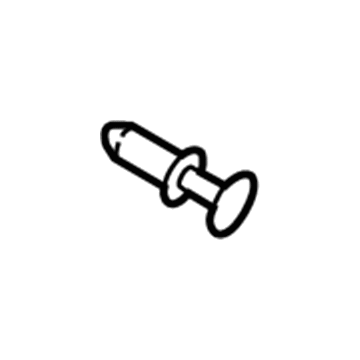 Lincoln -W718365-S300 Wheel Opening Molding Rivet