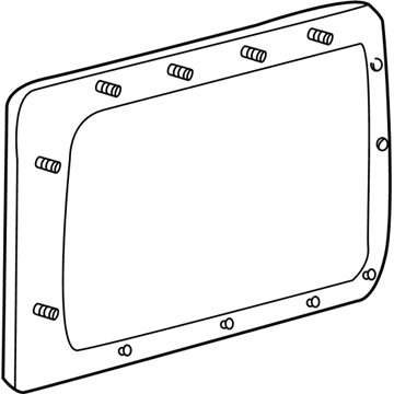 Ford F75Z-7829700-AC Quarter Glass