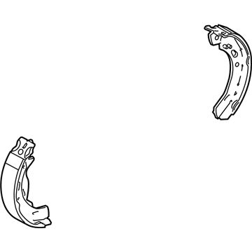 Ford 8V5Z-2200-A Brake Shoes, Rear