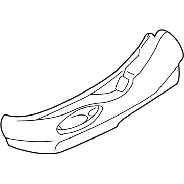 Ford YF1Z-5462186-BAB Side Shield, Front Passenger Side
