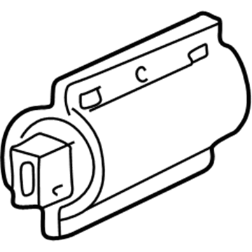 Ford F6DZ5465531AA Lumbar Adjuster, Driver Side