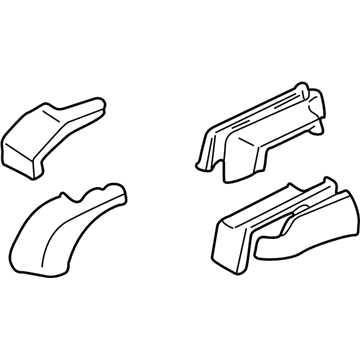 Ford 2F1Z-5461748-AAB Track Cover, Front Passenger Side