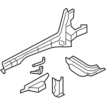 Ford 8F9Z-7410008-A Inner Rail