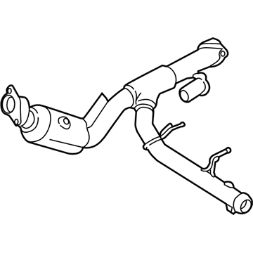 Ford FL1Z-5E212-C Catalytic Converter, Passenger Side