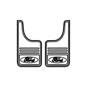 Ford F-150 Lightning Mud Flaps - VPL3Z-16A550-F