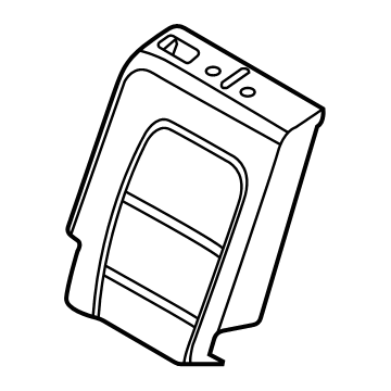 Ford LJ6Z-7866800-A Seat Back Pad, Rear Passenger Side