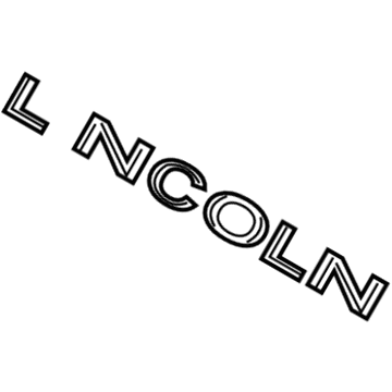 Lincoln 5L3Z-9942528-AC Nameplate